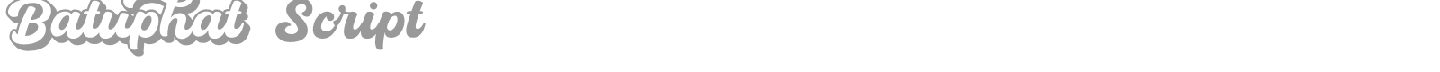 Batuphat Script font preview